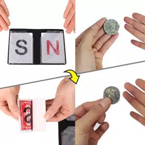 제이엘 SN멜트카드(하프달러포함) 동전마술 놀이 장난감 마술세 어린이매직 초등학생세 학예회 장기자랑 도