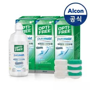 옵티프리 렌즈세척액 퓨어모이스트 420ml 3개