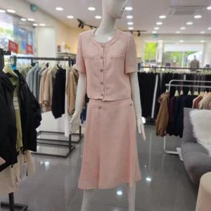 꼼빠니아트위드 정장셋트 치마 CAFU5WTS200_DG