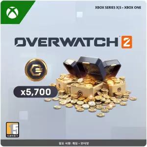 엑스박스 Xbox 콘솔 전용 오버워치 2 - 5 000 코인 추가컨텐츠 Digital Code 24시간 발송