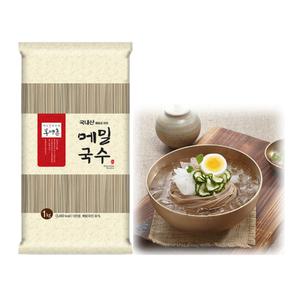 봉평촌 국내산 메밀국수 막국수 소바 냉모밀 메밀면 1kg 12개 1박스
