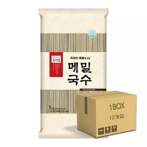봉평촌 메밀국수 1kg 12개입 1박스