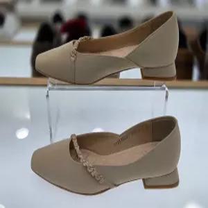 [미소페]프리페by미소페 여성 2cm 사선 체인장식 펌프스 단화 112535009 BE_HDD