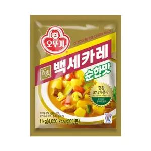 오뚜기 백세카레 순한맛 1KG 오뚜기 백세카레 카레가루대용량 오뚜기백세카레