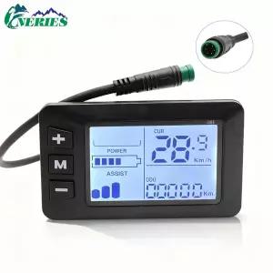 5핀 방수 커넥터 G51 전기 자전거 LCD 디스플레이 화면 스쿠터 산악 자전거 부품용 스마트 속도계 게이지
