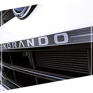 스티커 튜닝 가니쉬 뷰티풀코란도 메탈 자동차 프론트 FW68C240