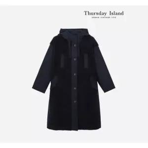 [써스데이아일랜드][Thursday Island] 퍼 믹스 후드 야상 점퍼(T238MJP232W)