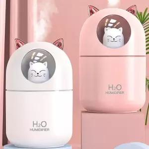 이덴 USB 미니 무드등 고양이 가습기 홈캉스 휴대용