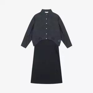 [베스띠벨리]블라우스SET민소매원피스BLOAH2501BK