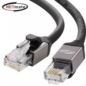 [제이큐]Netmate CAT.6A UTP 메탈 이더넷 랜선 랜케이블 2M