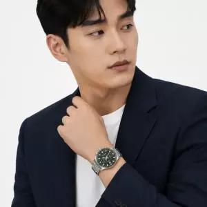 세이코 알바 A4B019X1 크로노그래프 남성 메탈시계