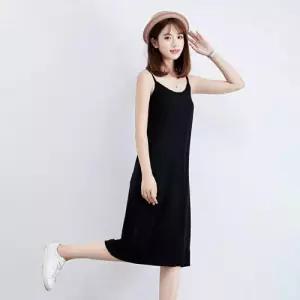 민소매 나시원피스 여름 휴가 롱 슬립 비치 휴양지