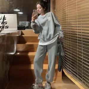세트 2color 여자 데일리 트레이닝복 조거팬츠 기모 맨투맨