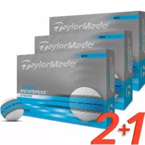 테일러메이드 투어리스폰스 스트라이프 블루 골프공 3피스 마카롱볼 3더즌 36구 TaylorMade TA3842642
