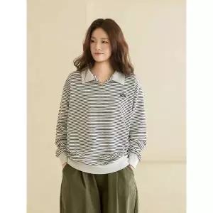 [마담4060]엄마옷 여성 데일리 티셔츠 카라단가라맨투맨 FTE2609048_P438214882