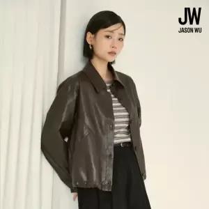 제이슨우 26FW Kaia FAUX 레더 블루종 재킷 3 COLORS