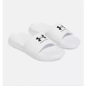 언더아머 UNDER ARMOUR 여자 슬 3027222-102 이그나이트 셀렉트 슬라이드 여행용 일상 메모리폼 쿠션 슬라