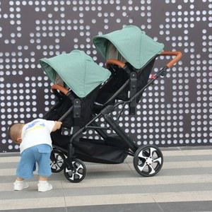 2025년형 트윈스 3-in-1 유모차 (카시트 포함), 접이식, 경량, 선물 증정