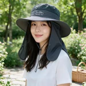 썬캡 자외선 차단 챙넓은 모자 탈부착 등산 낚시 농사 원예 야외활동용
