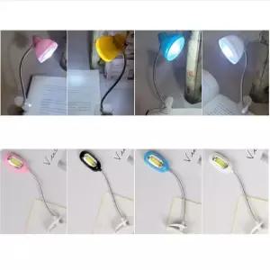휴대용 LED 집게 독서등 2가지타입 스탠드조명 LED스탠드조명 독서등 집게형독서등