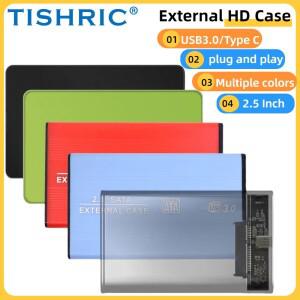 TISHRIC 하드 드라이브 인클로저 하우징 2.5 Sata To Usb 3.0 SSD 외장 HD 케이스 박스 Optibay 디스크