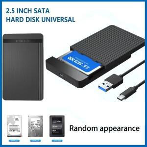 USB-C 2.5'' HDD/SSD 인클로저 SATA-USB 3.1/3.0 어댑터 6Gbps 디스크 타입 외장 하드 드라이브용 케이스