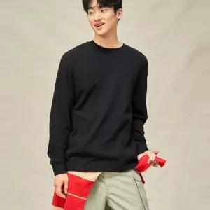 빈폴 멘 [BEANPOLEKNAP] 와플 라운드티 블랙 (BC5341N045) 4887592
