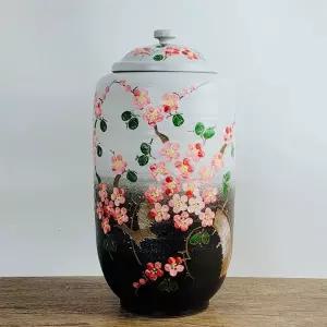 해바라기 야생화 매화 쌀독 소금항아리 쌀통 20kg 쌀항아리 단지