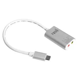 넥시 외장 사운드카드 USB C타입 7.1 데스크탑 노트북 오디오 카드