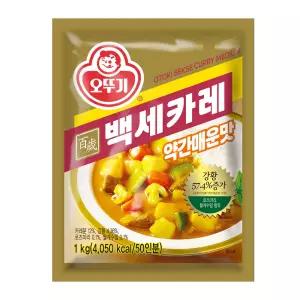 대용량 업소용 오뚜기 백세카레 약간매운맛, 1kg, 1개