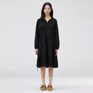 [롯데백화점]써스데이 아일랜드 플라워 프린트 아일렛 원피스 T262MOP132W