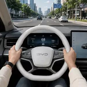 BYD 비야디 씨라이언7 씰 아토3 D컷 논슬립 핸들커버 애쉬그레이