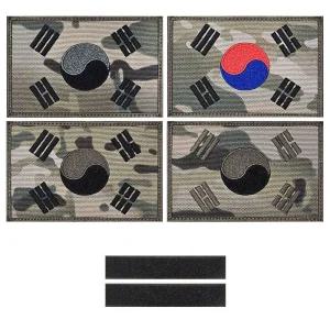 특대형 멀티카모 태극기 150X95 패치 와펜 4종