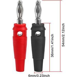 10pcs 32A 고전류 나사  4mm 바나나 플러그 남성 스택형 커넥터 스피커 케이블 어댑터