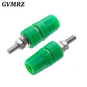 5개입 M4X36 순동 단자 4mm 바나나 잭 소켓 20A 바인딩 포스트 플러그 커넥터 검정 빨강 파랑 초록 노랑