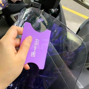 자동차 스티커 PPF 도구 필름 작업 퍼플 실리콘 스크레이퍼 디테일링 창문 틴트 세차 용품 랩핑 고무