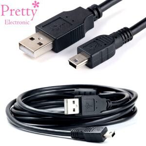 [호환품]미니 USB 고속 데이터 충전기 케이블 MP3 MP4 플레이어 자동차 DVR GPS 디지털 카메라 HDD 5 핀 0.