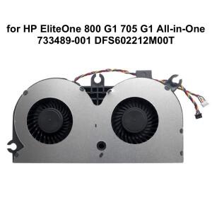 AIO CPU 냉각 팬 HP 호환EliteOne 800 G1 705 올인원 733489-001 DFS602212M00T 컴퓨터 PC 쿨러 MF80201V1-