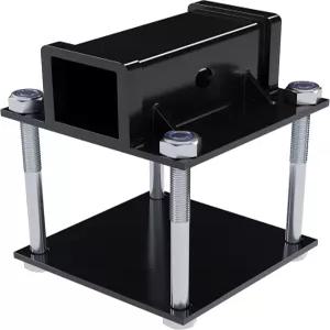 JMTAAT RV 범퍼 히치 리시버 2인치 어댑터 4-4.5인치 트레일러 카고 캐리어 자전거 랙 200LBS