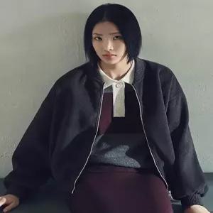 탑텐 TOPTEN 여성 스트라이프 넥 스웨터 MSE4ET2921
