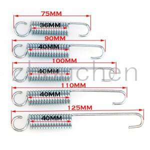 [호환품]75mm 90mm 100mm 125mm 킥스탠드 스프링 CRF50 TTR Lifan YX Zongshen SSR 먼지 핏 자전거