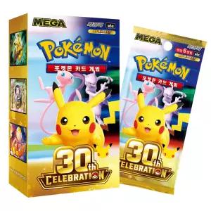 포켓몬카드 MEGA 매가 메가 확장팩 30주년 기념 30th CELEBRATION 1BOX