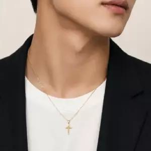 더블 십자가 펜던트 목걸이 학생 커플 남성 여성 악세사리 십자가목걸이 펜던트목걸이