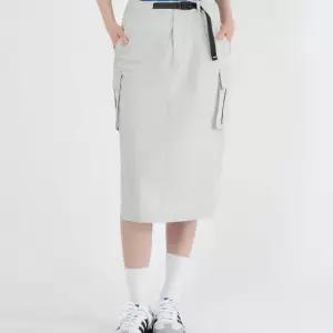 리 우먼 카고 미디스커트 라이트 그레이 3144148