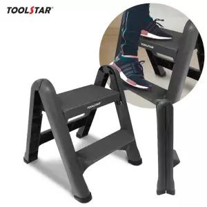 툴스타 2단 접이식 스텝 사다리 TS-SS-2S 하중200kg 미끄럼방지발판 다목적 휴대용 간이사다리  작업대
