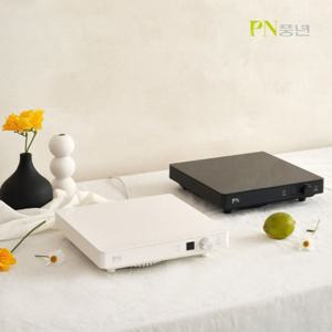 풍년2000/화이트/블랙 1구 모네 인덕션 전기레인지 과열방지 터치식 전기렌지 캠핑 가정용