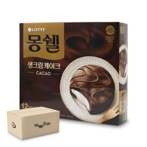 롯데 몽쉘 생크림 케이크 카카오 408g