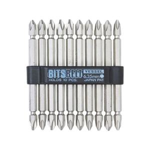 베셀 십자 드라이버 비트세트 BW-213 10p 양용 벨트홀더 자석 마그네틱
