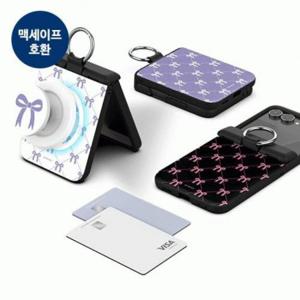 코지 도어 패턴 케이스 카드 갤럭시Z플립7 리본 자석 힌지보호 마그네틱 오토 범퍼