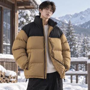 남녀공용 겨울 커플 하이넥 패딩 점퍼 자켓 아우터